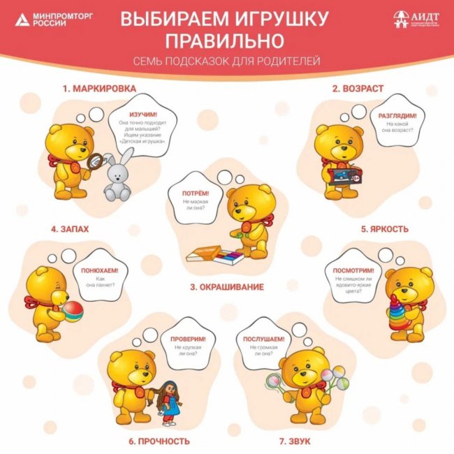 Ассоциация предприятий индустрии детских товаров и Минпромторг России разработали памятку для родителей «Выбираем игрушку правильно!» - «Мой папа знает»