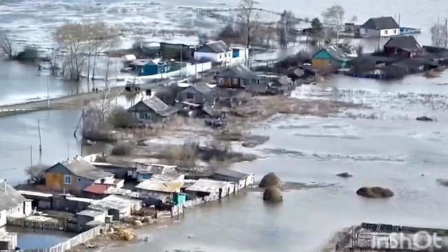 В Тюменской области пять деревень Абатского района затопило из-за паводка - «Мой папа знает»