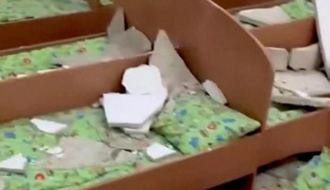 СК Дагестана возбудил дело после обрушения штукатурки на кровати в детсаду - «Мой папа знает»